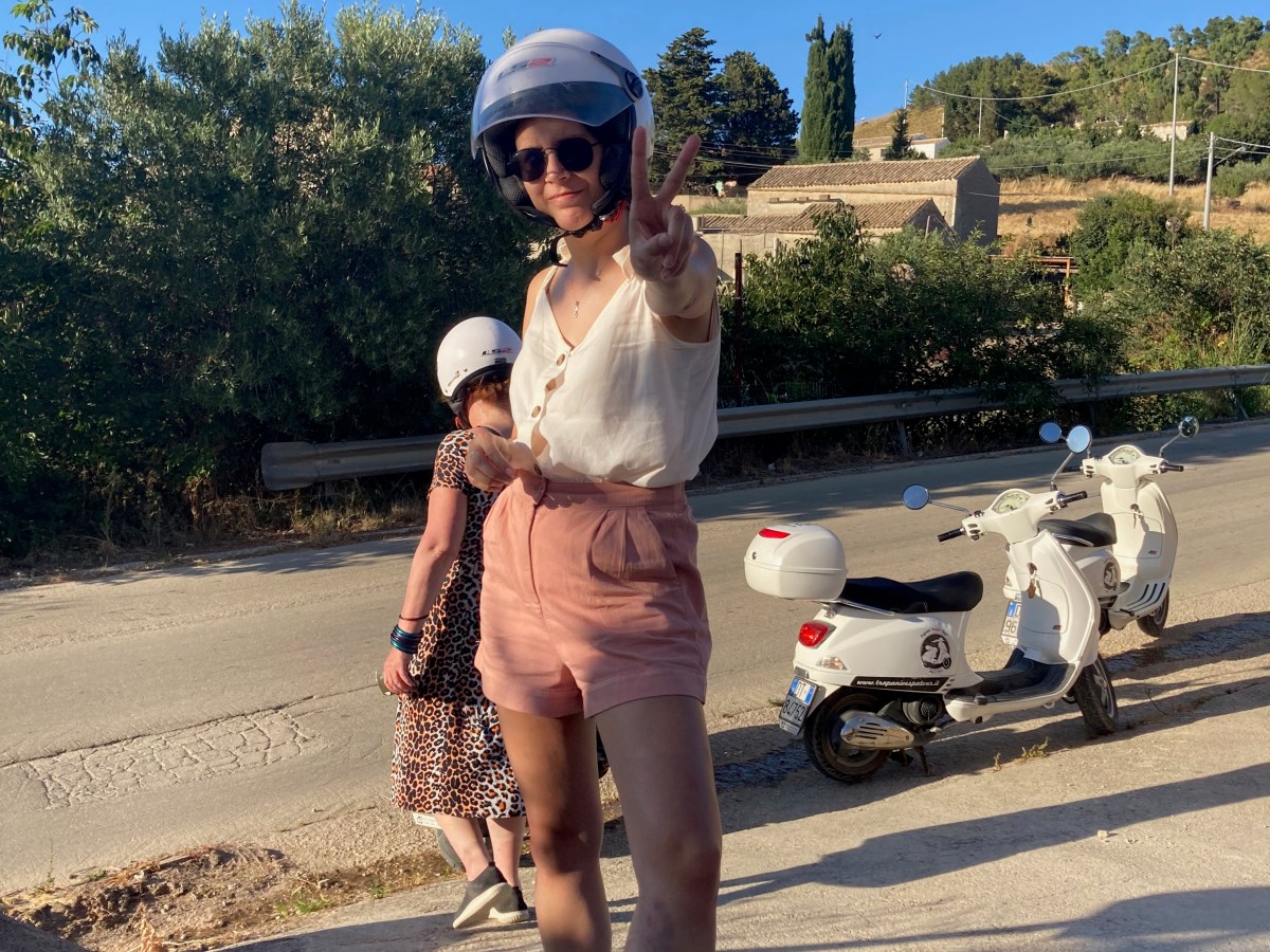 Sicily and a&nbsp;Vespa